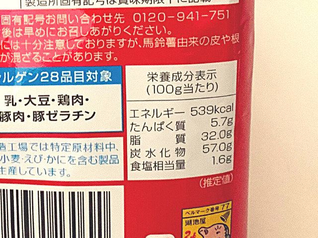 カラムーチョはカロリーが高い ご飯代わりにするのはアリ 他の食品とも比較してみました スイーツ大陸