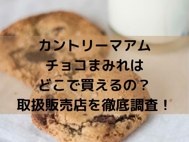 カントリーマアムチョコまみれはどこで買える？製造中止？販売店や販売期間を徹底調査！ - スイーツ大陸