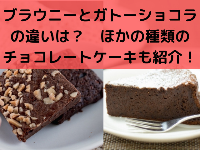 ブラウニーとガトーショコラの違いは ほかの種類のチョコレートケーキも解説 スイーツ大陸